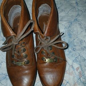 Earth Tan Leather Ankle Booties